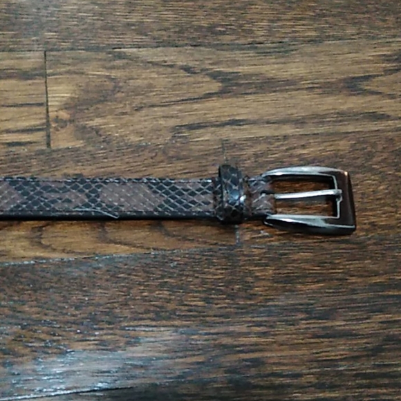 Reptile Snake Skin Belt Sz M 12 - Picture 2 of 6